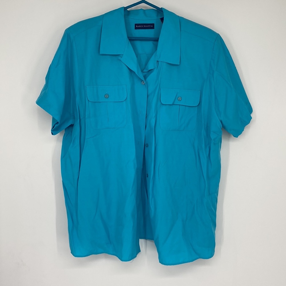 Karen Scott Top- Size 2X